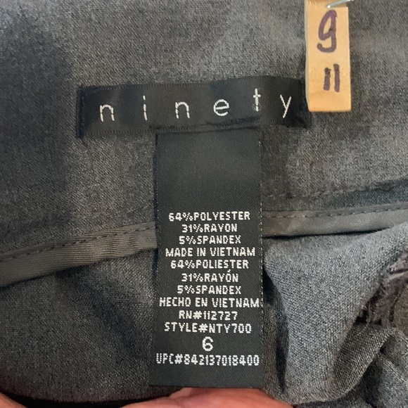 Ninety gray trousers size 6 - Picture 9 of 10